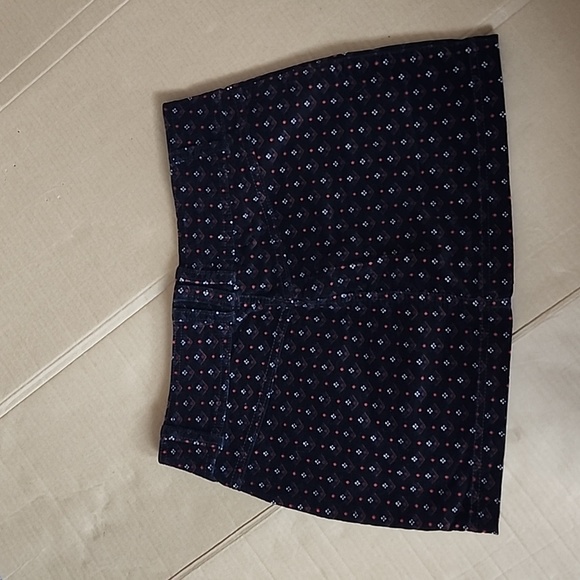 Free People-We the Free black corduroy button front mini skirt-25 - Picture 3 of 7